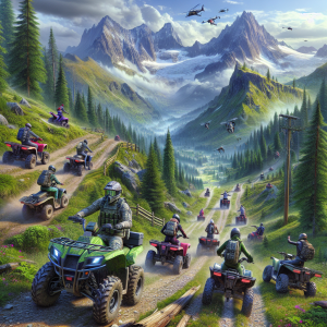 Екстремно ATV каране в природата за адреналин и приключения