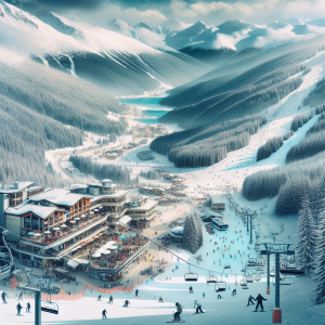 Live Bansko ski webcams showing snow-covered slopes and ski lifts