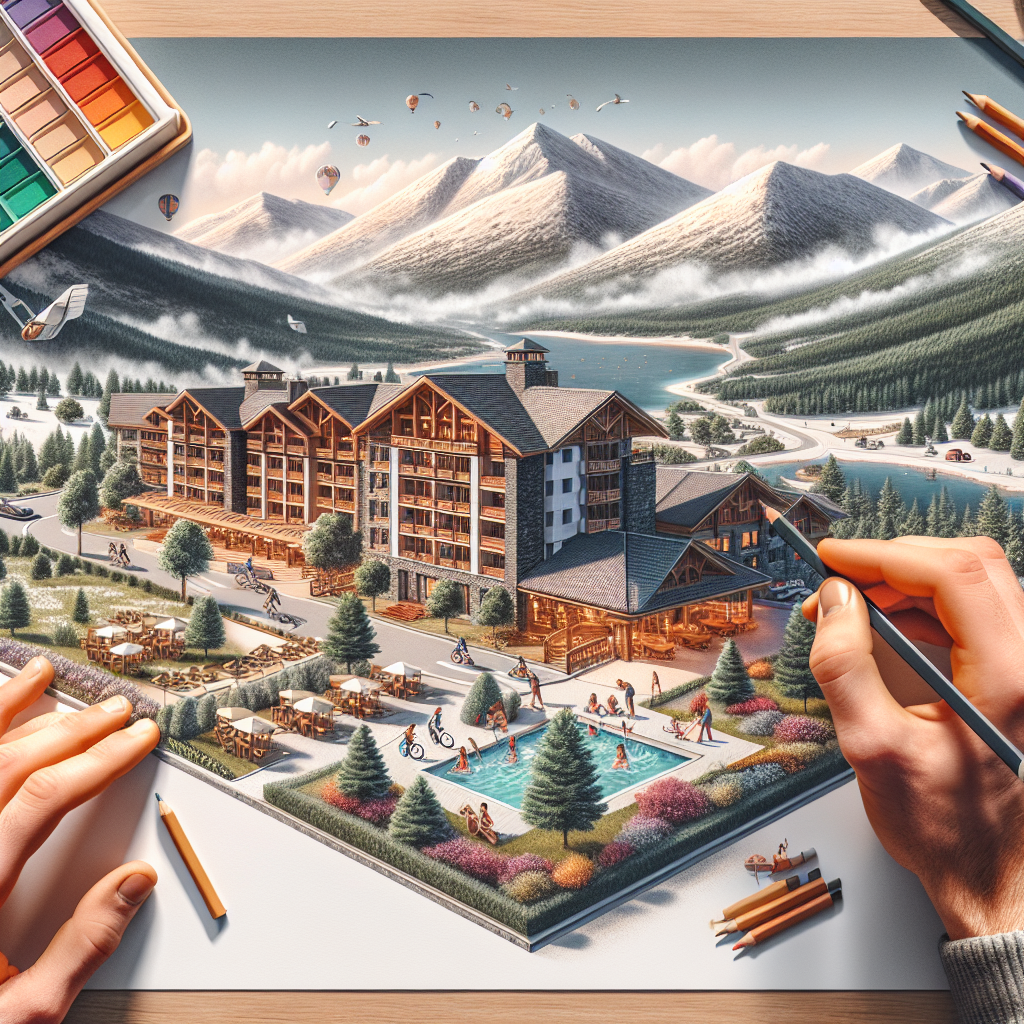 Семейство, наслаждаващо се на ваканция в планините на Банско