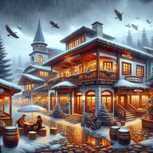 Атмосфера в Банско по време на лошо време: музей, занаятчийска работилница, механа и спа център