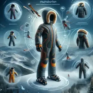 Детски ски гащеризон осигуряващ топлина и защита за деца в зимни спортове