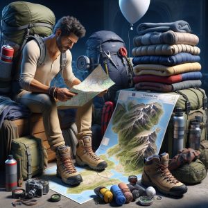 Хижа Вихрен и туристическа пътека към връх Вихрен, планински преход с необходимата екипировка