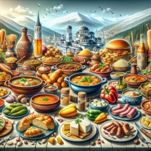 Традиционни български ястия от Банско и Разлог, включващи капама и други местни специалитети