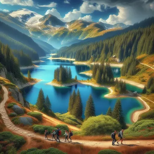 Панорамна гледка към Бандеришки езера – лесен и много красив маршрут близо до Банско