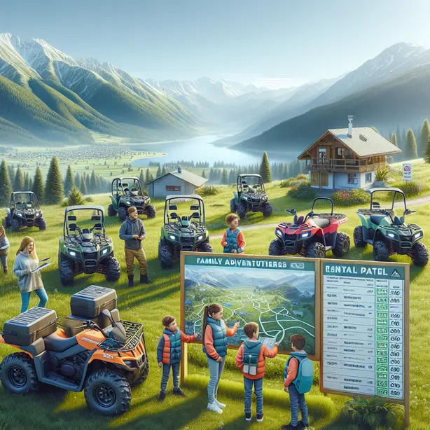 Детски ATV под наем в Банско с гледка към планината – безопасно и забавно преживяване