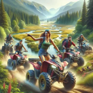 ATV офроуд Банско riders exploring mountain trails