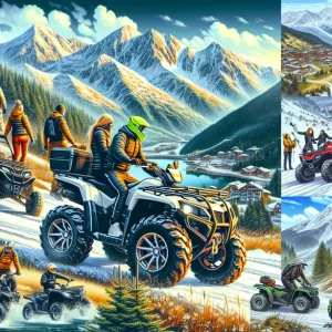 Наем квадроцикъл Bansko с изглед към планински пейзаж и природа