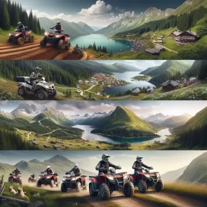 ATV тур в планината Пирин по живописен маршрут с гора и планински пейзаж