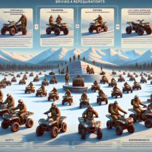 Карта на Банско с ATV и обозначени изисквания за шофьорско