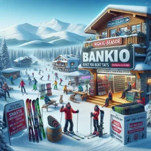 Ски наем висок сезон Банско с модерно оборудване на снежни писти